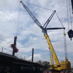 Learn how cranes are erected.