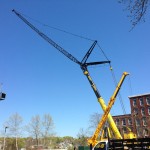 Crane Lifting Up Part