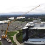 600 Ton Liebherr Crane Lifting HVAC Unit