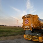 770 ton Liebherr crane windmill oversize load